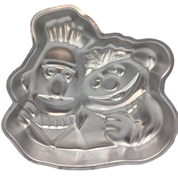 Bert and Ernie Wilton Birthday Party Cake Pan Sesame Street 502-7423 Vintage - Picture 7 of 7